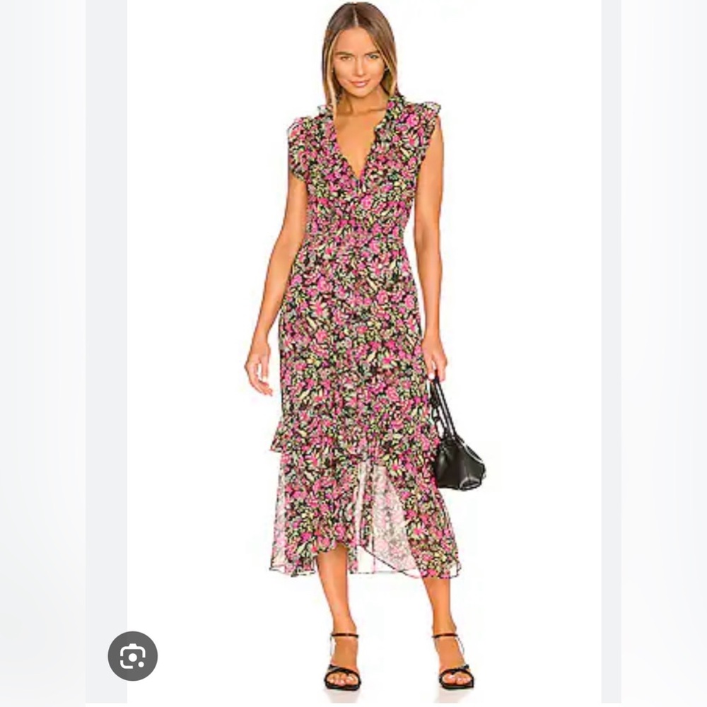 MISA Los Angeles Floral Dress